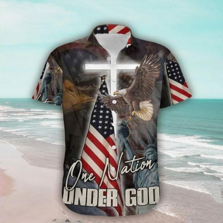 One Nation Under God Hawaii Shirt Unisex Adult Ha87680