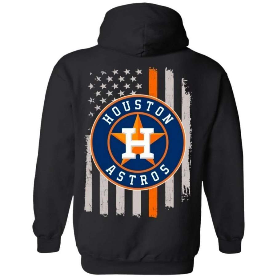 Houston Astros Team American Flag Hoodie Gift VA07