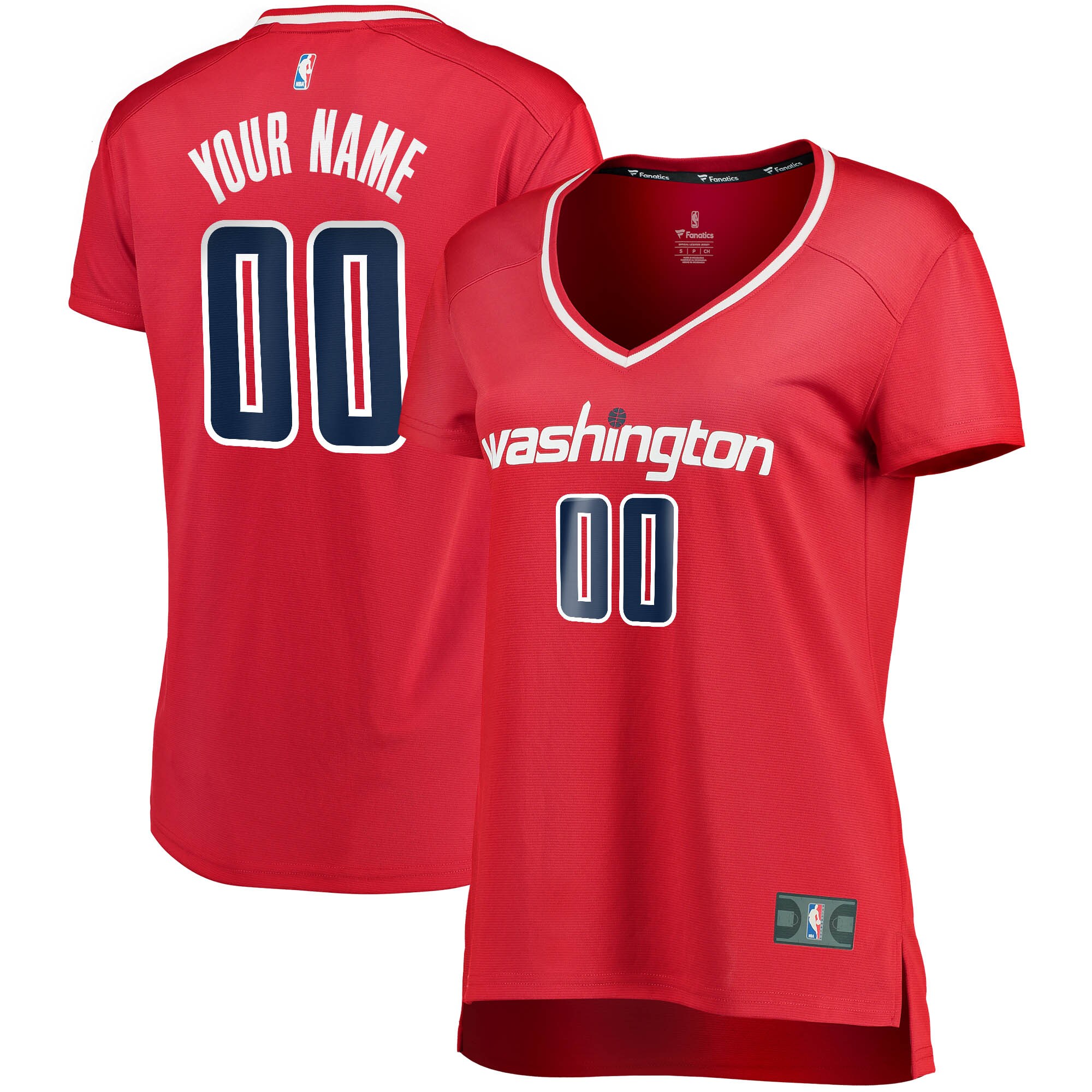 Washington Wizards Women's Fast Break Custom Jersey Red – Icon Edition