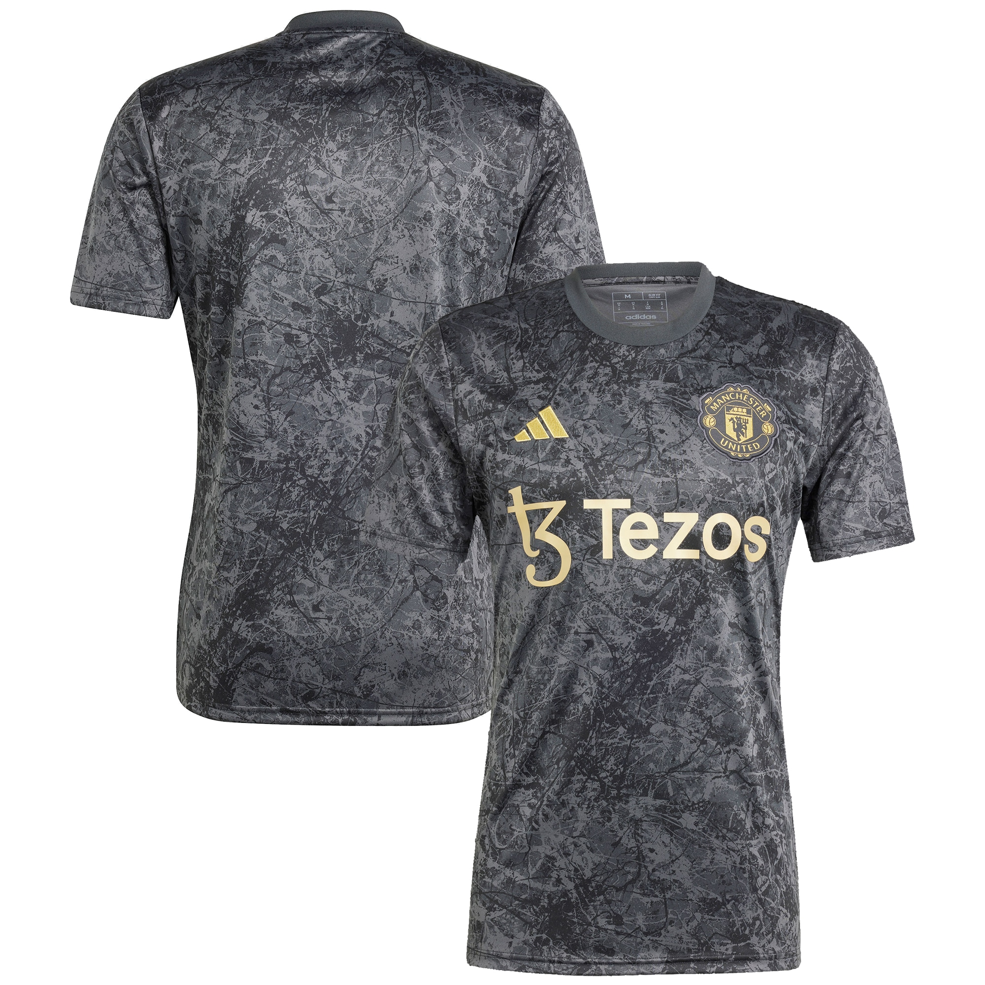 Manchester United x Stone Roses 2023/24 Pre-Match Top – Black