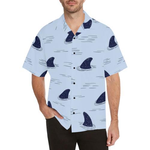 Shark Fin Hawaiian Shirt