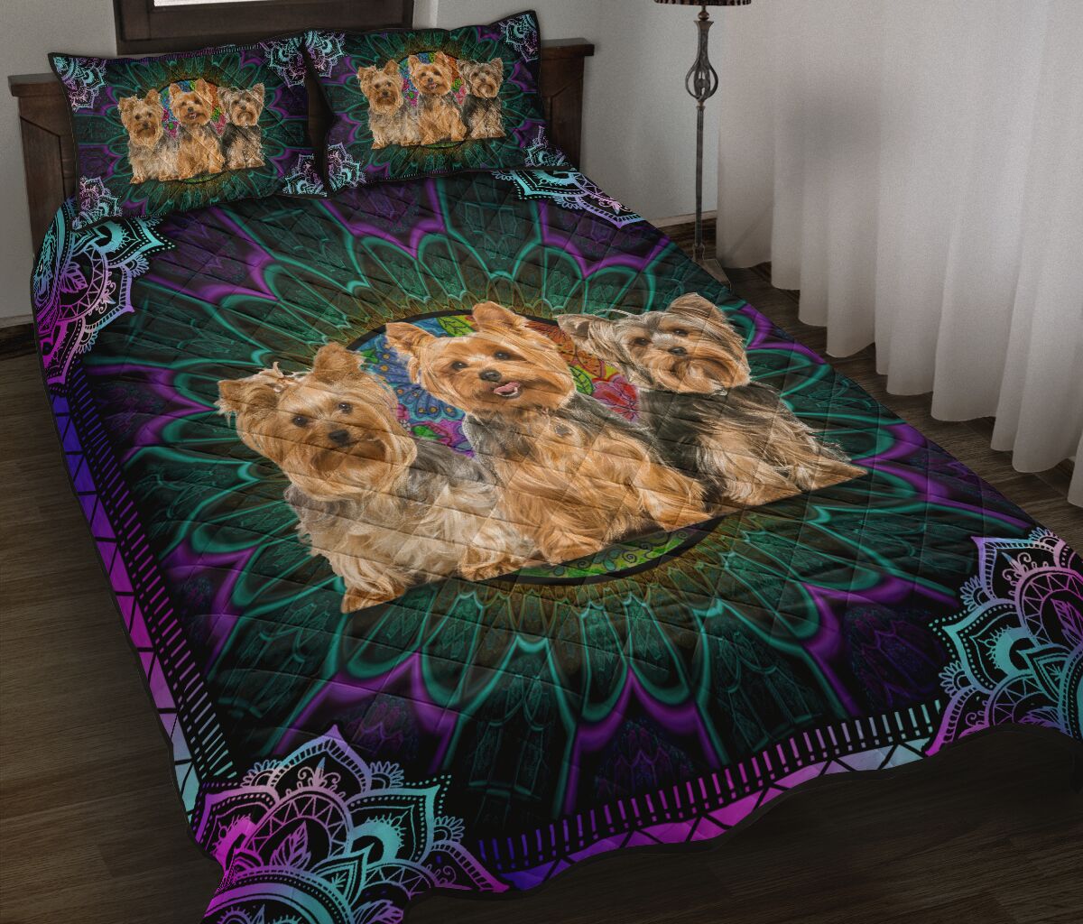 Yorkshire Terrier – Quilt Bed Set Tt013