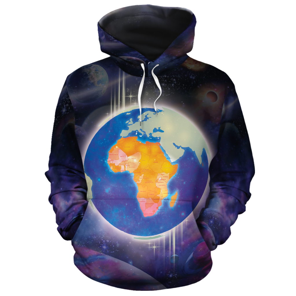 Wonderprint Hoodie – African Map Galaxy 1 Hoodie