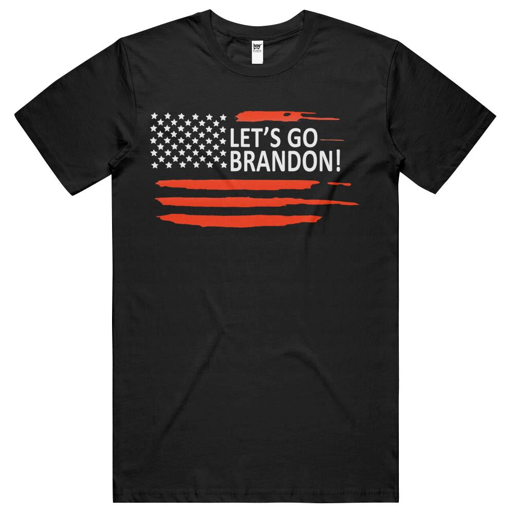 Let’S Go Braden Brandon Us Flag Tee Funny Trendy Sarcastic T Shirts