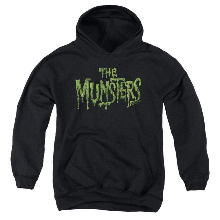 The Munsters Distress Logo Youth Hoodie (Ages 8-12)