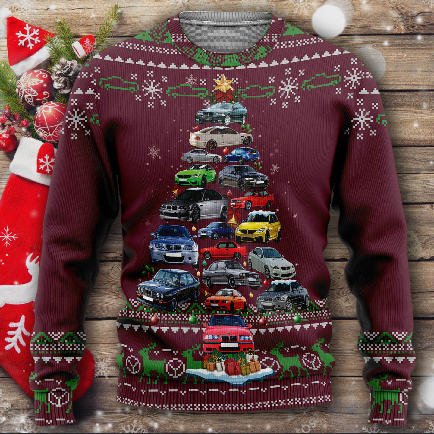 B.M.W M3 Christmas Sweater T-Shirt