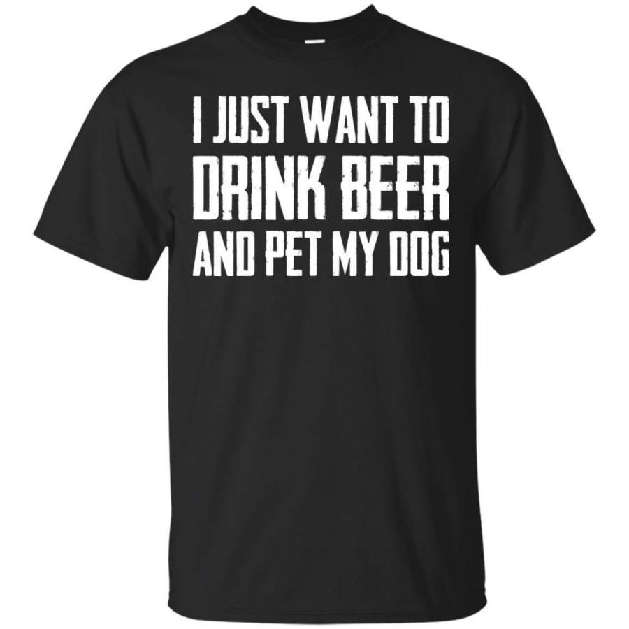 AGR Beer Lovers Shirt  Dog Lovers Gifts Beer Shirts Beer Gift Jaq T-shirt