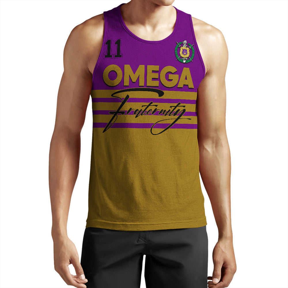 Fraternity Tank Top – Omega Psi Phi Sporty Premium Tank Top