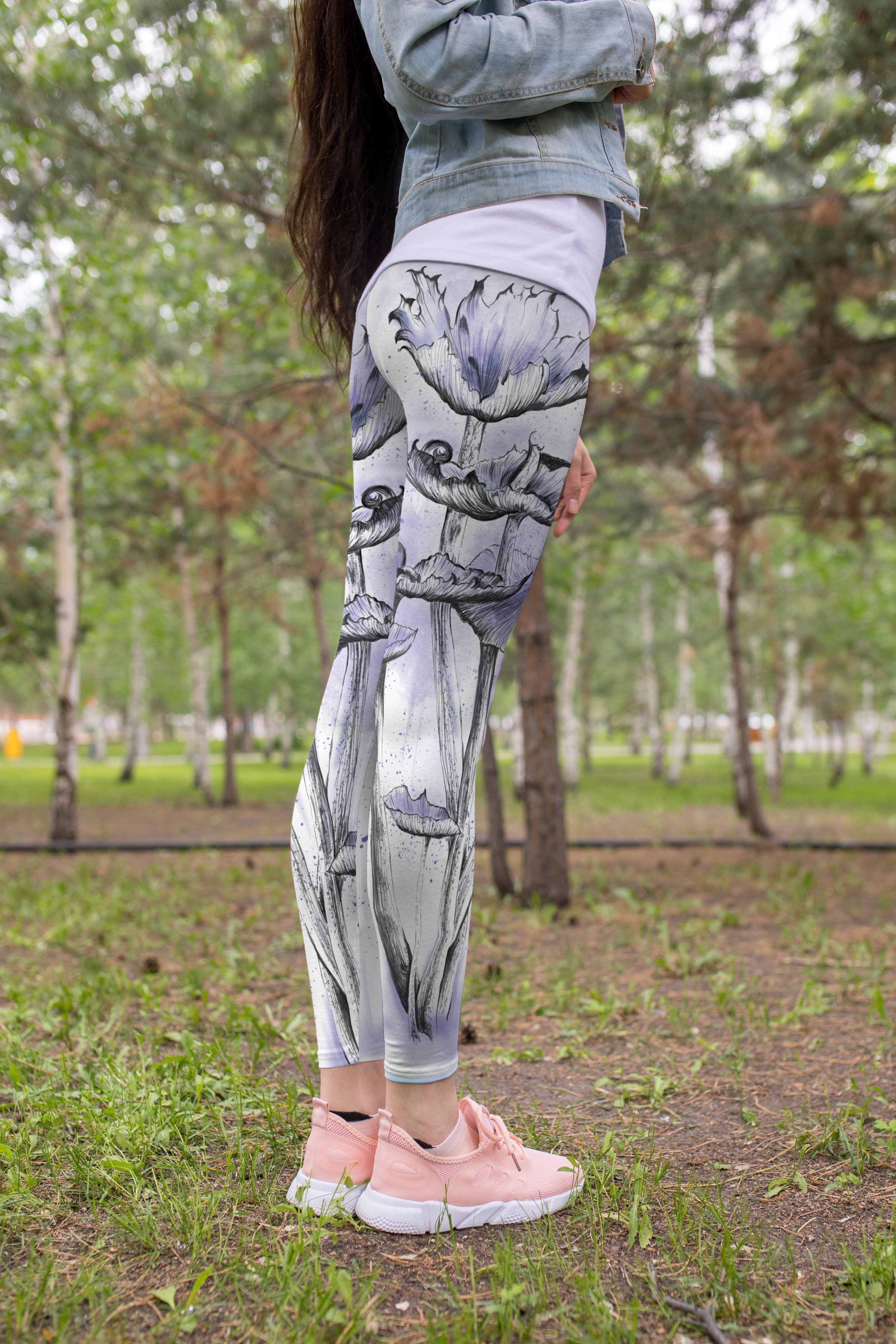 3D All Over Print Mushroom Drawings Legging