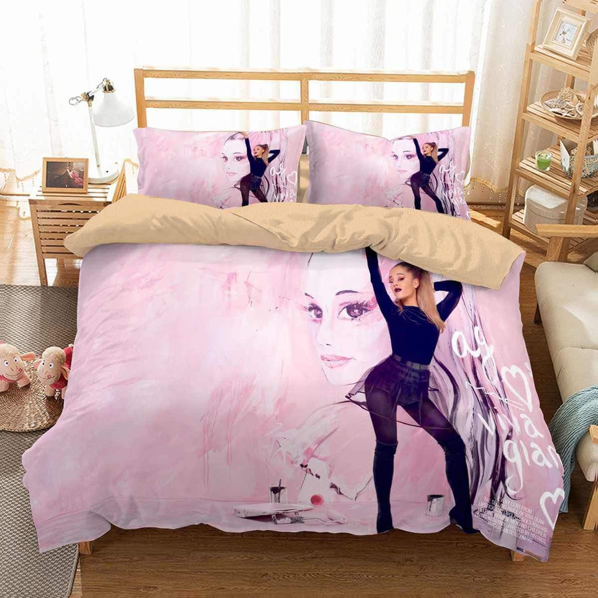 3D Ariana Grande Portrait As Viva Giam Bedding Set Duvet Cover X Amp Pillow Cases