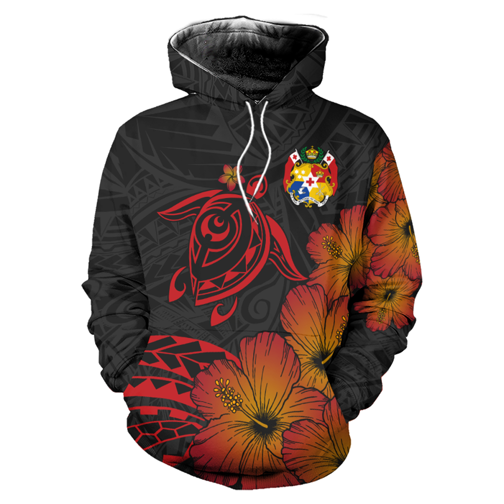 Tonga Turtle Flowers – All Over Print