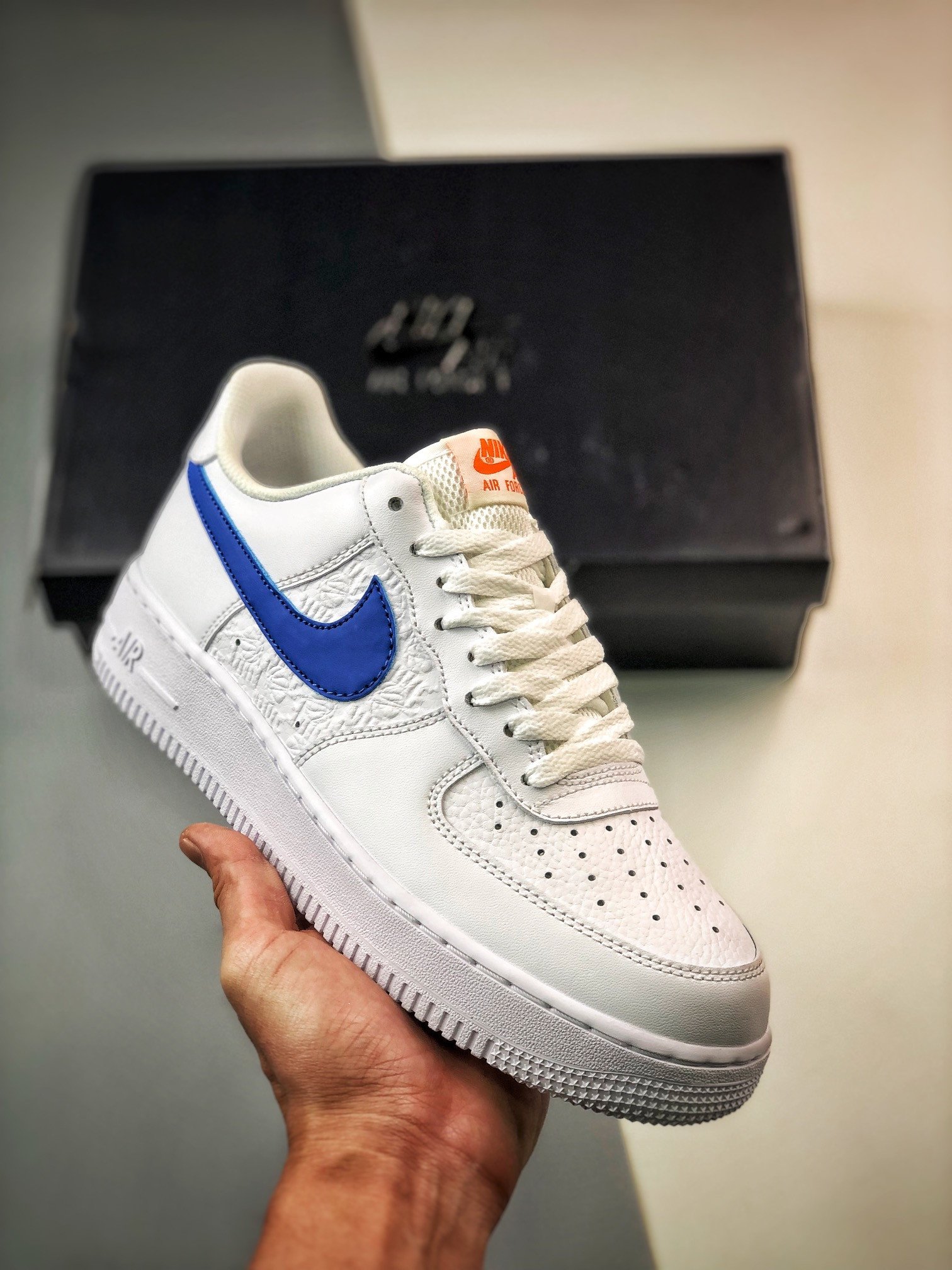 Nike Air Force 1 Low WhitePicante Red-Game Royal FD0667-100 5340165