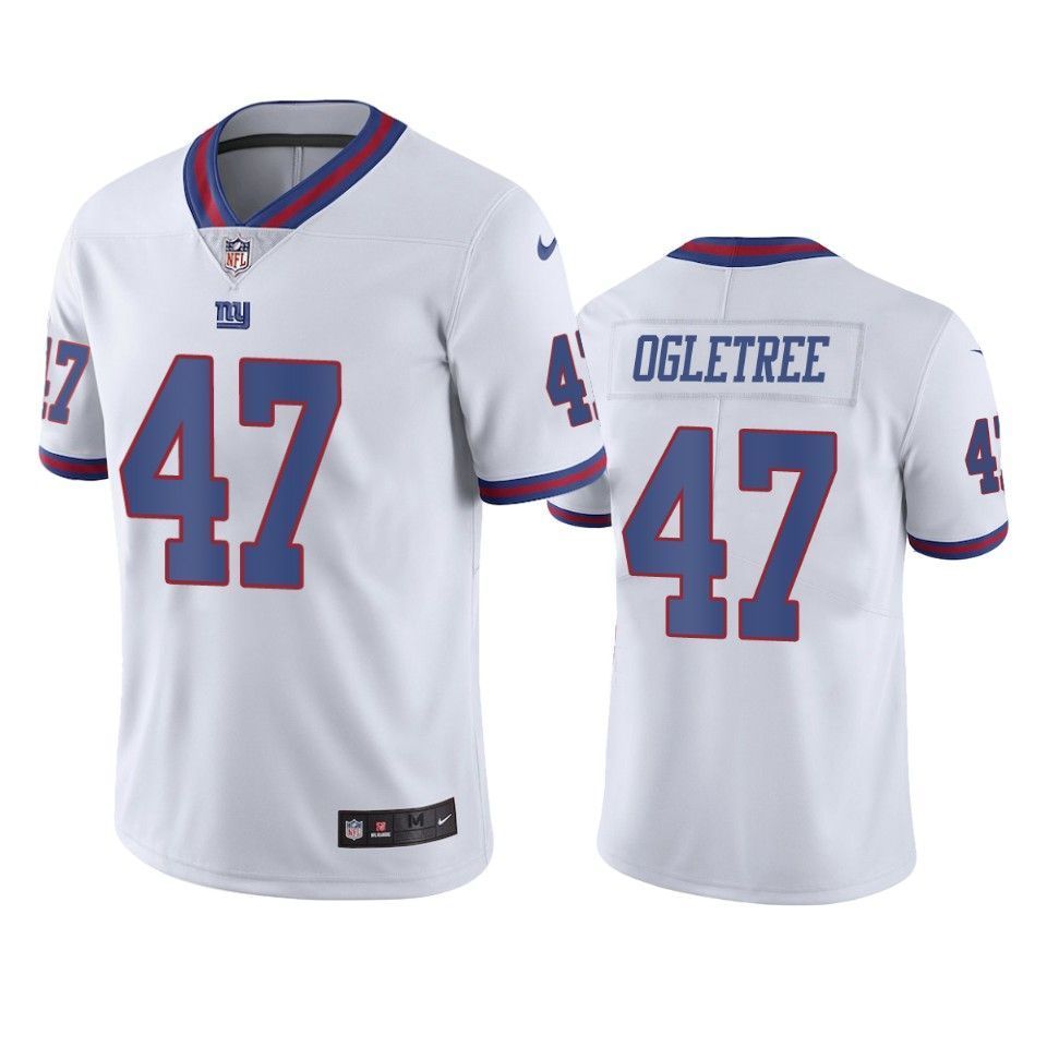 New York Giants Alec Ogletree White Color Rush Limited Mens Jersey