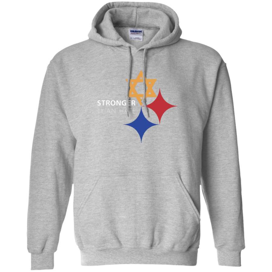 AGR PITTSBURGH – STRONGER THAN HATE Gildan Pullover Hoodie