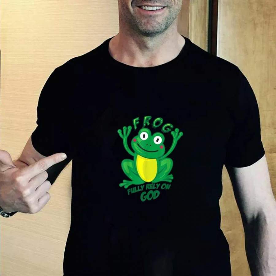 Frog Fully Rely On God T-Shirt