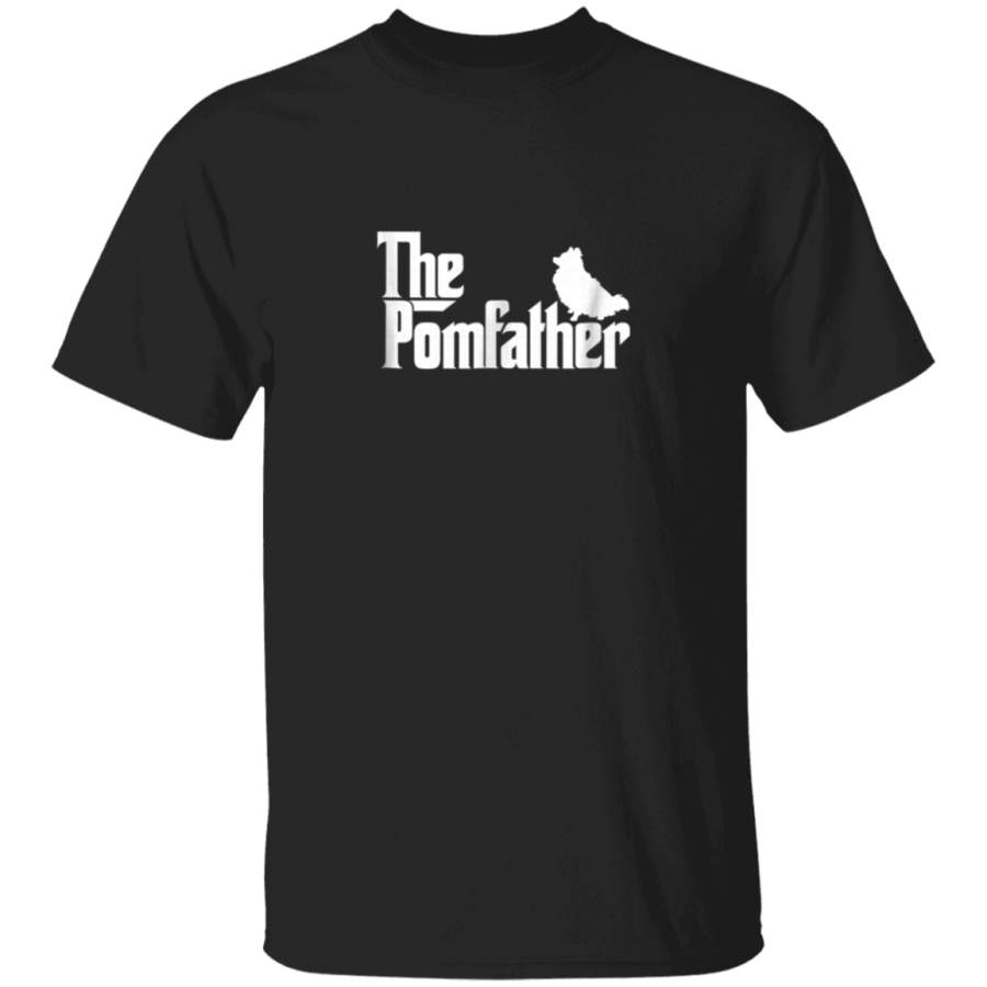 Mens Funny Pomeranian Father Dad Shirt The Pom Father Tee