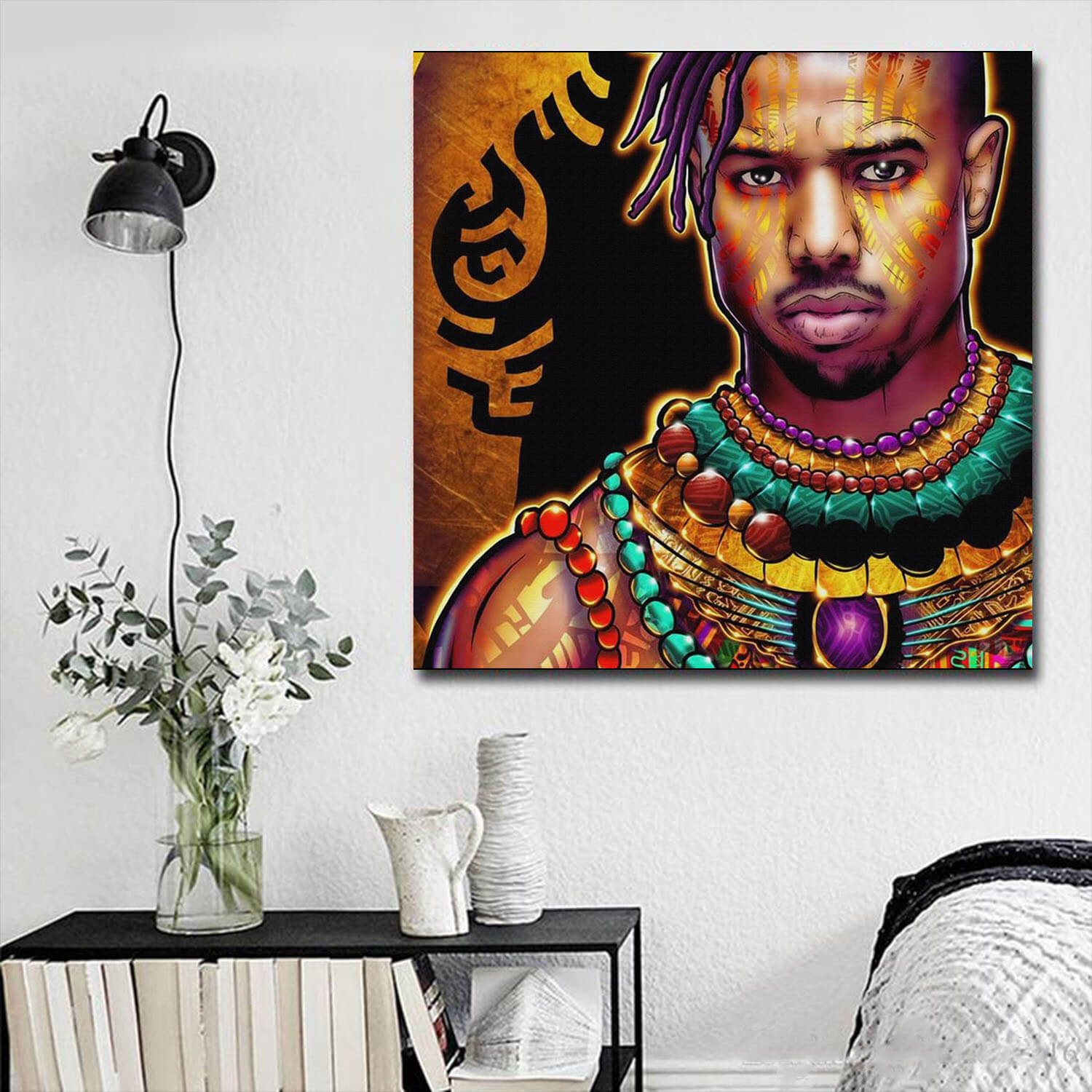 African American Canvas Wall Pictures African American Male African Home Decor WBG5287