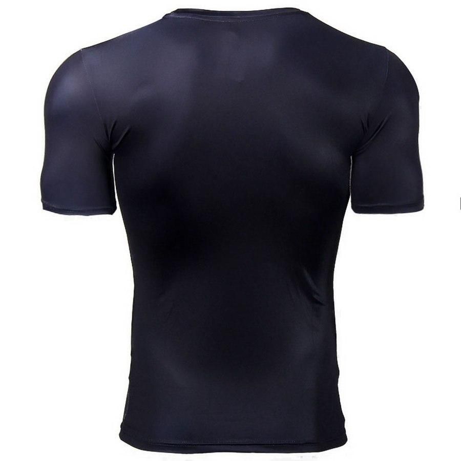 Buy Black Superman Mens Superman 3D Printed Short Compression Crossfit Top T-Shirt 2018