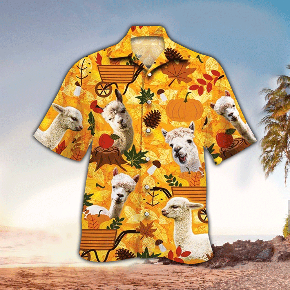 Alpaca Hawaii Shirt Aloha Ha87032