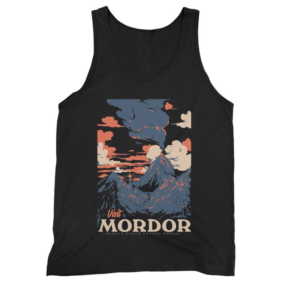 Visit Mordor Lord Of The Rings Inspired Man’s Tank Top