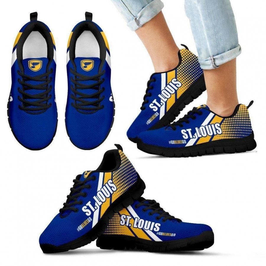 Go St. Louis Blues Go St. Louis Blues Sneakers #175