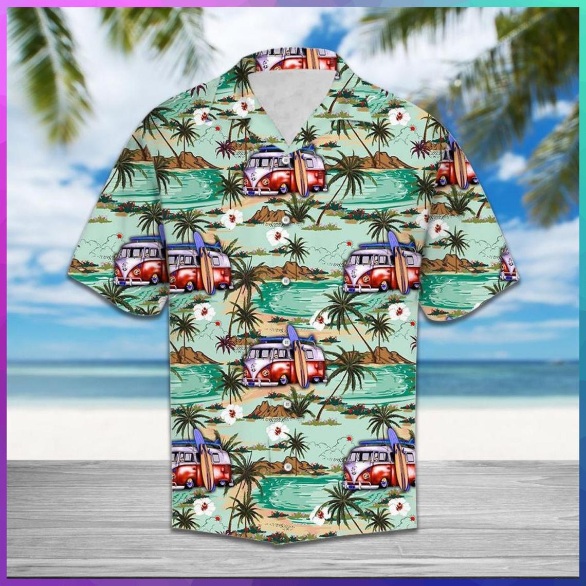 Caravan Beach Hawaii Shirt Ha26084