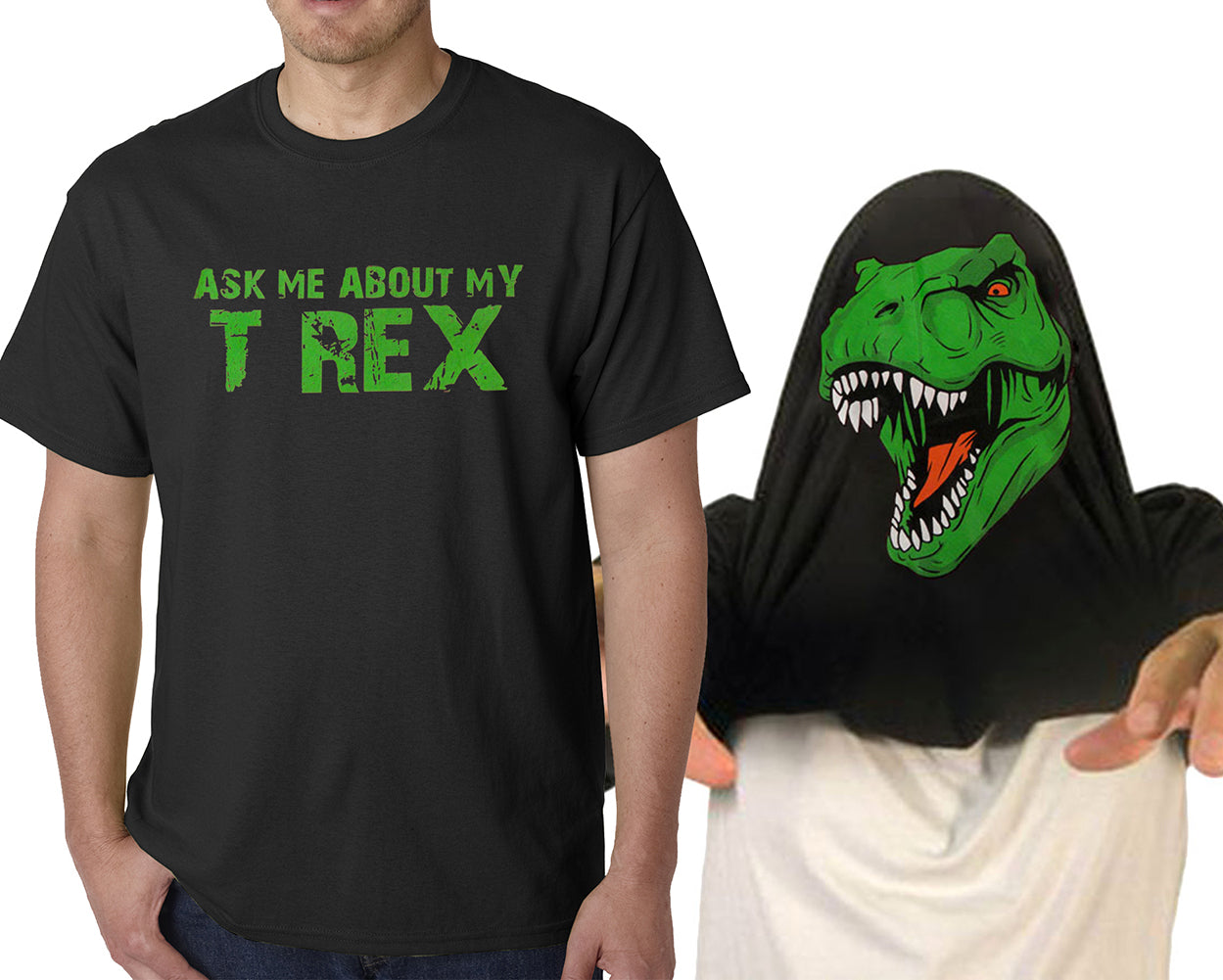 Ask Me About My T REX Mens T-shirt