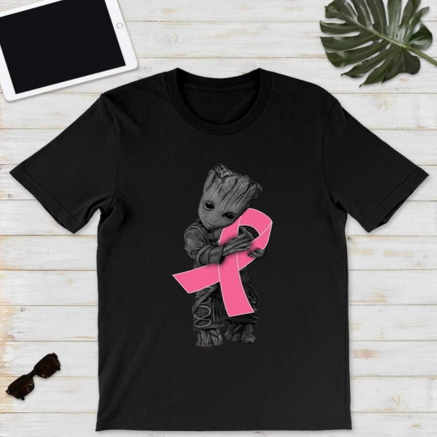 GRT Pink ribbon – Gift For Breast Cancer Awareness Support T-Shirt