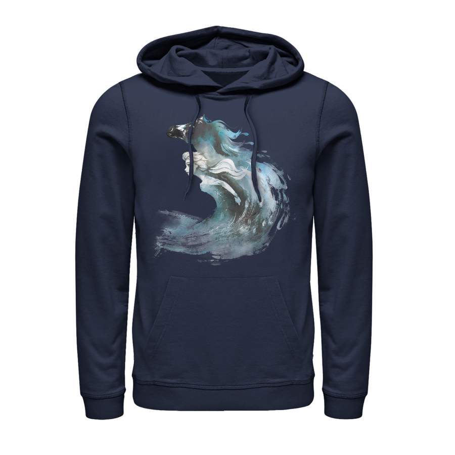 Frozen 2 Men’s Elsa Horse Water Spirit  Lightweight Hoodie