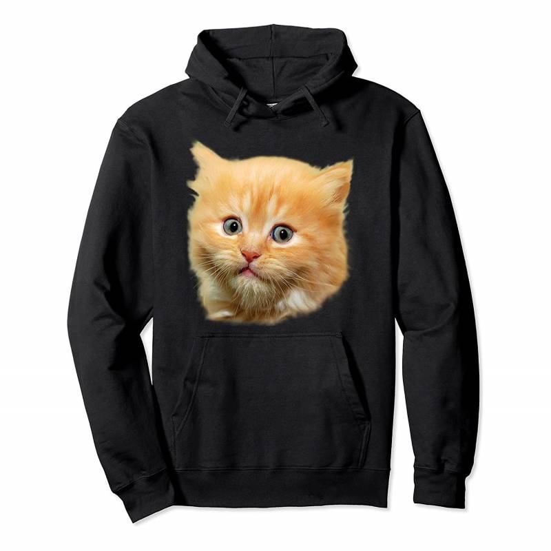 Cute Kitten Face Pullover Hoodie, T-Shirt, Sweatshirt, Tank Top, Racerback, Dolman