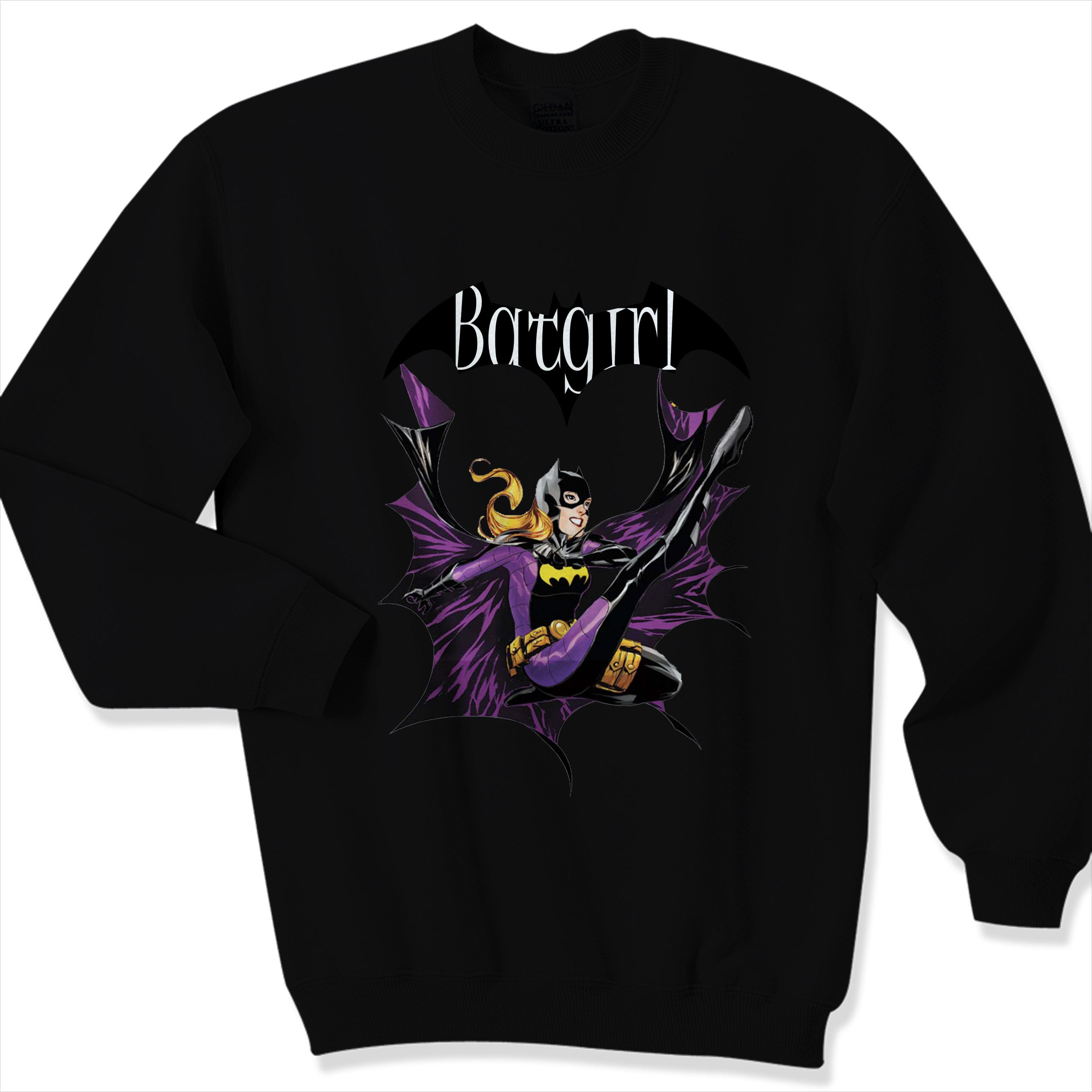 Batman And Batgirl Action And Smile Sweater Sweatshirt