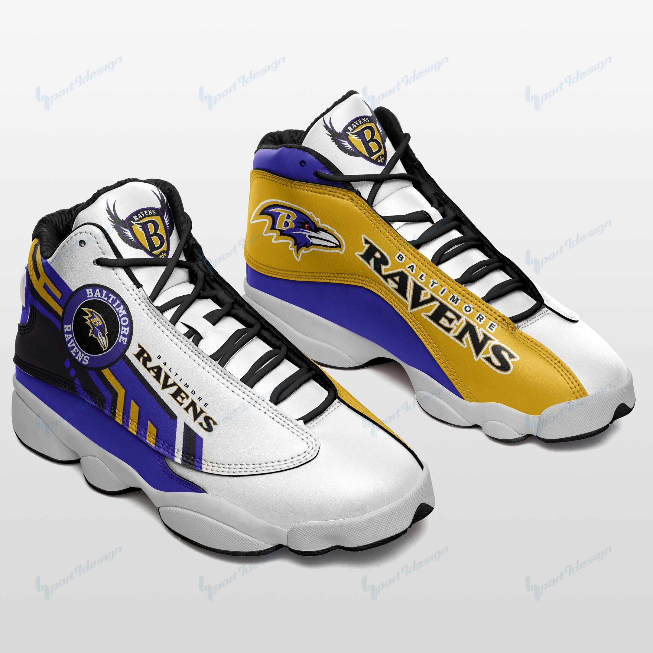 Baltimore Ravens Air JD13 Sneakers 560