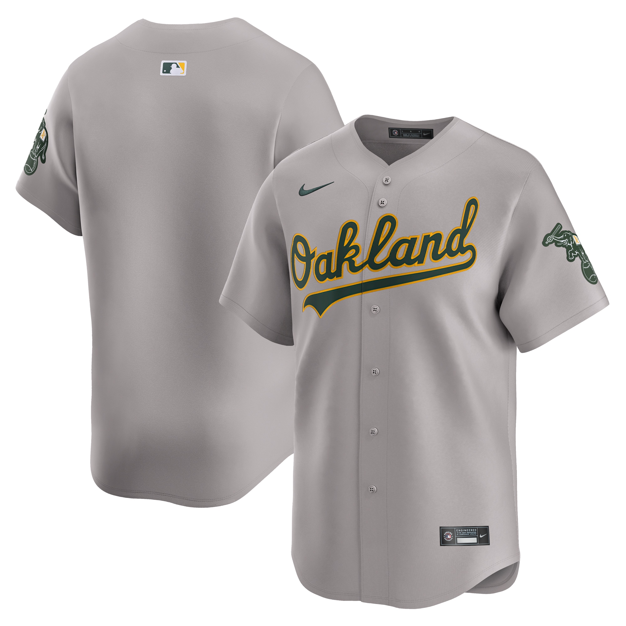 Oakland Athletics Away Limited Jersey – Gray