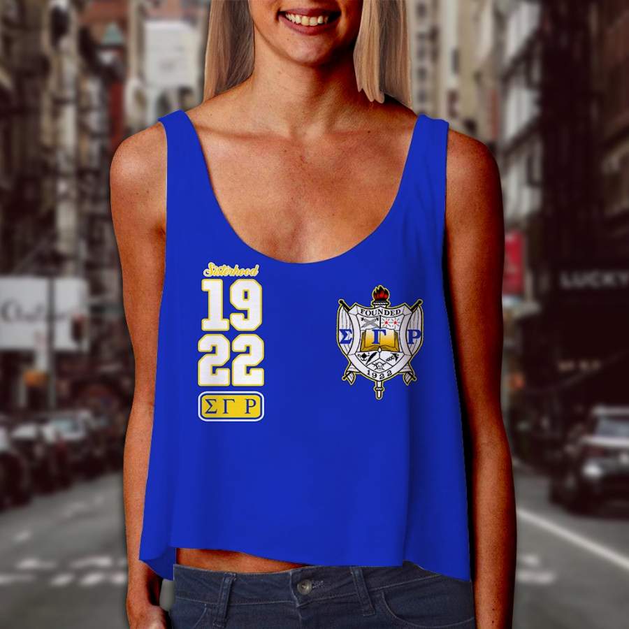 SIGMA GAMMA RHO CROP TANK TOP 10820201