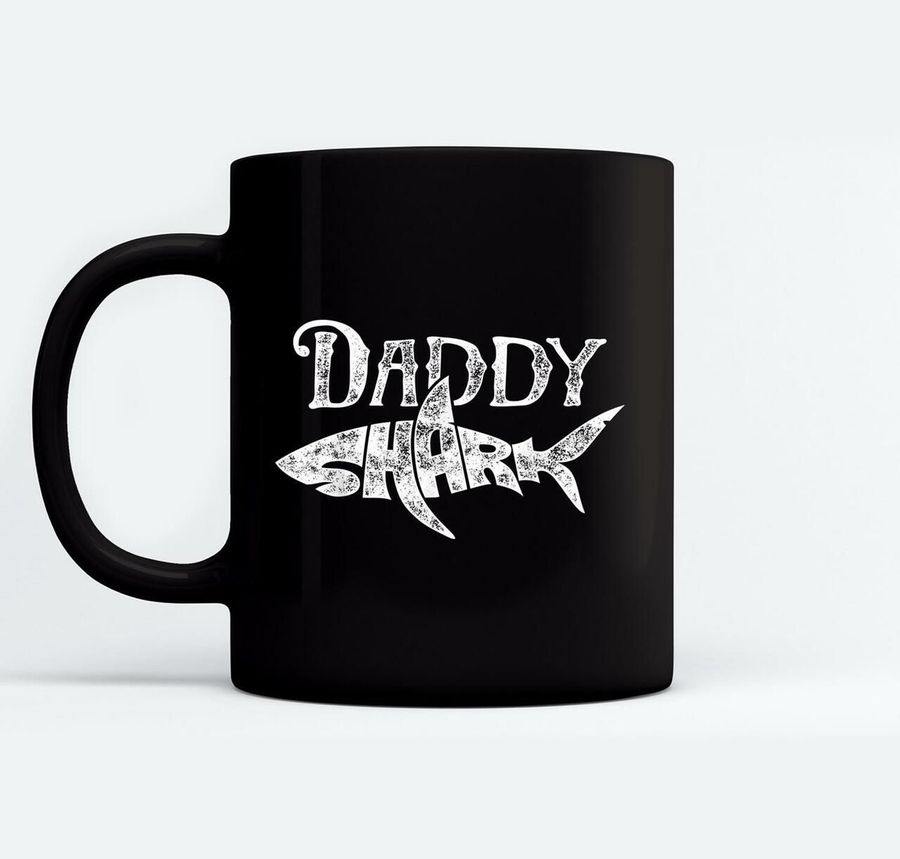 Daddy Shark  – Best Cute Gift For Father’S Day, Gift For Home Decor, Gift For Family – Coffee Mug