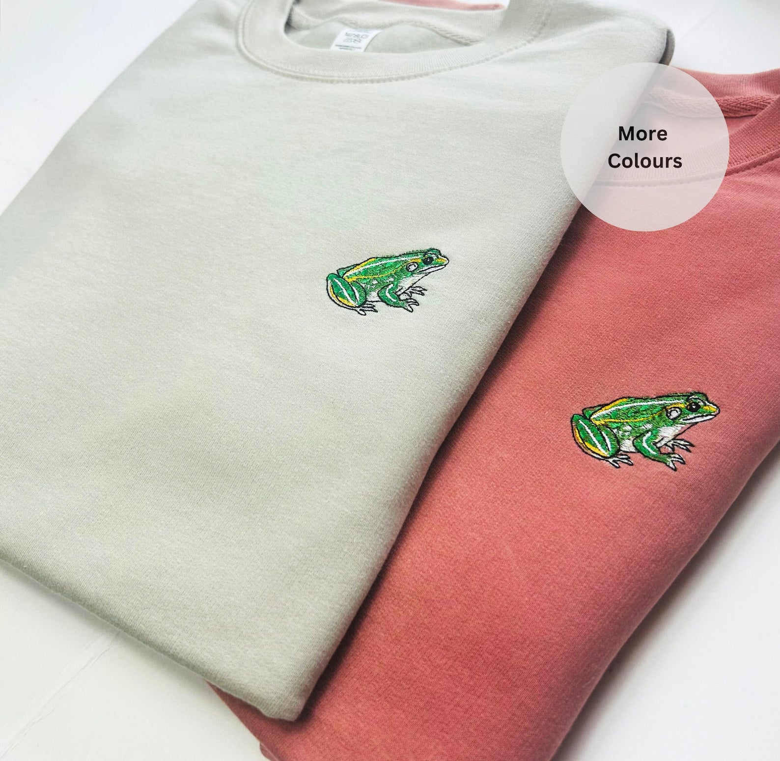 Frog Embroidered Halloween Sweatshirt 2D Crewneck Sweatshirt All Over Print Sweatshirt For Women Sweatshirt For Men Sws3537