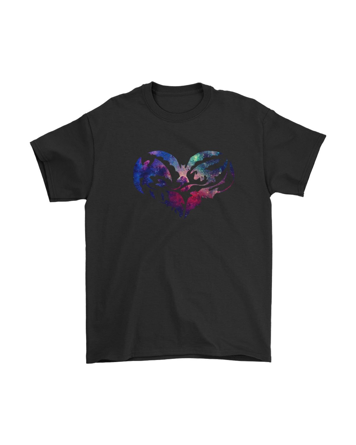 Toothless Night Fury I Heart Toothless Galaxy Nebula Men’s T-Shirt