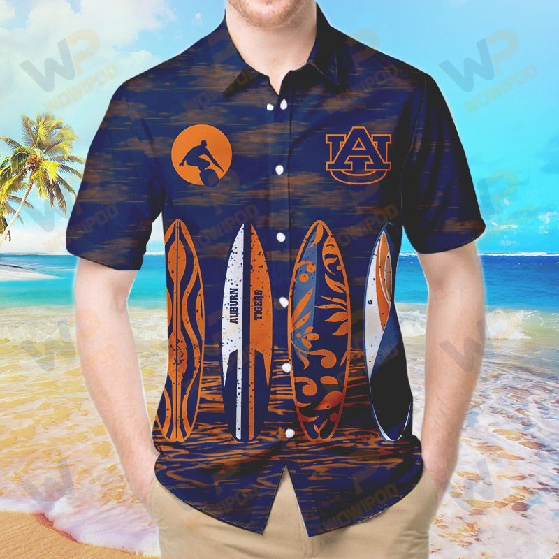 Auburn Tigers Hawaiian Shirt and Beach Shorts 265 L1MTH1582