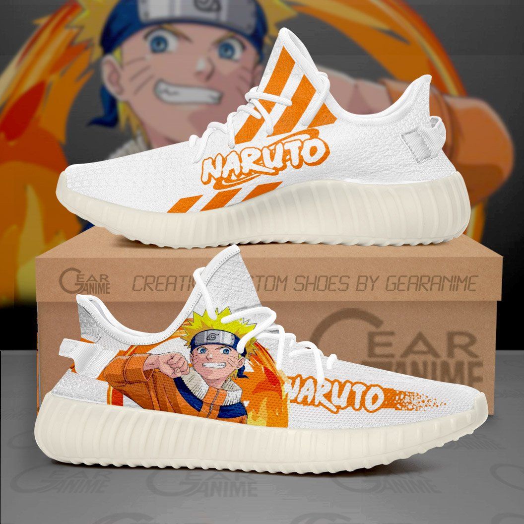 Uzumaki Naruto Yeezy Shoes Custom Anime Yeezy Shoes For Fan V10