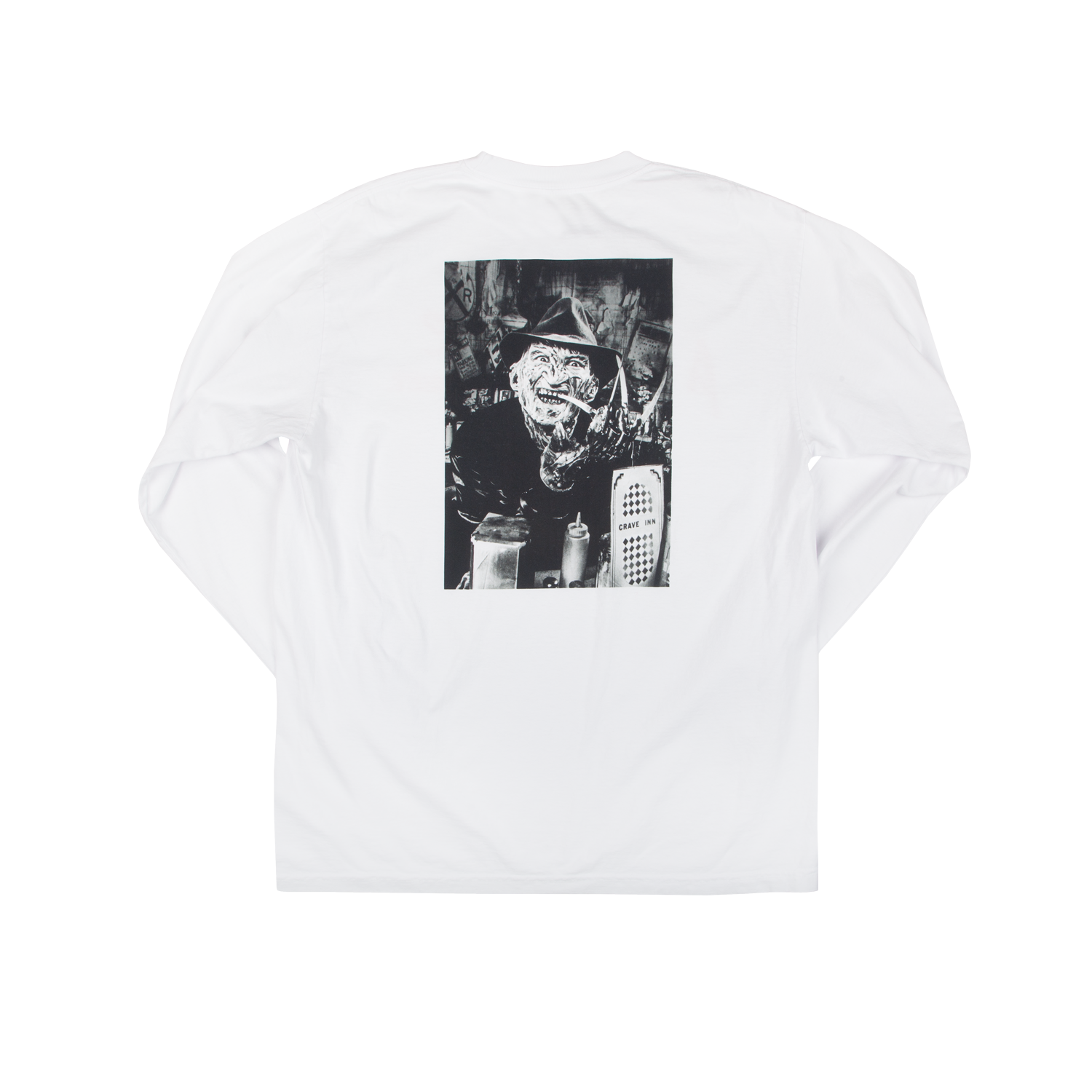 Crave Inn White Long Sleeve