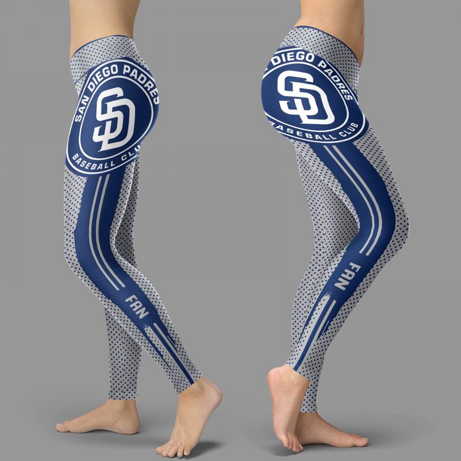 Charming Lovely Little Dots Along Body San Diego Padres Leggings