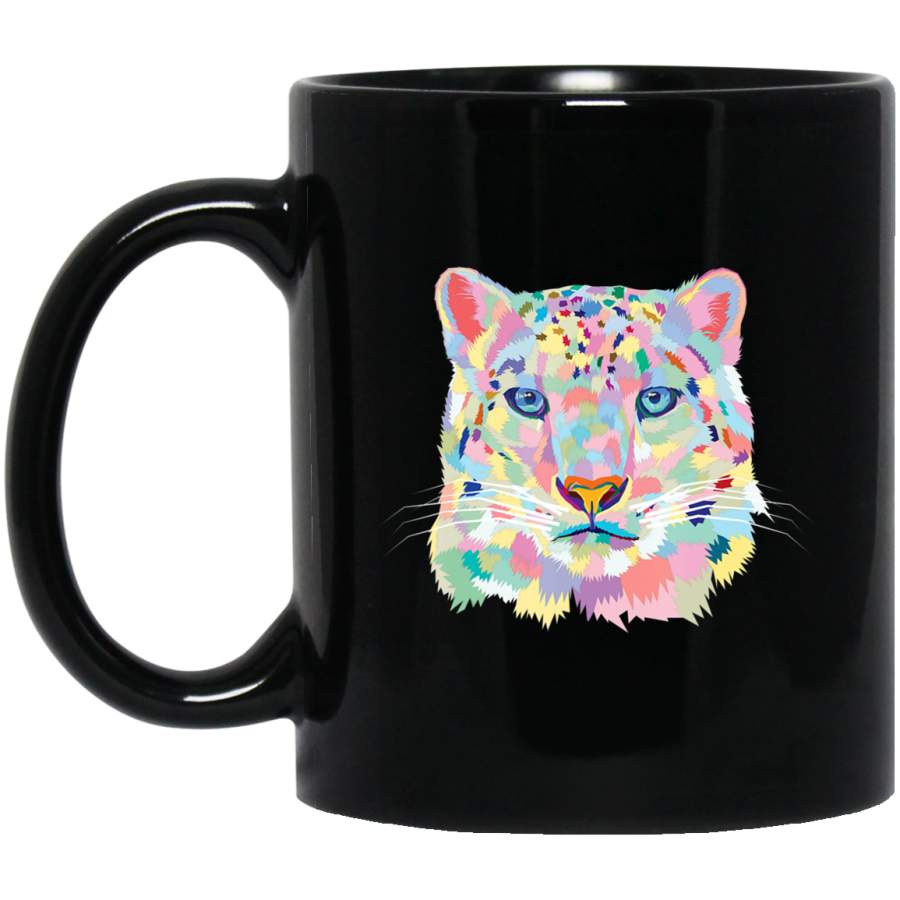 Bright Colorful Tiger’s head Leopard Siberian Bengal Malayan Coffee Mug