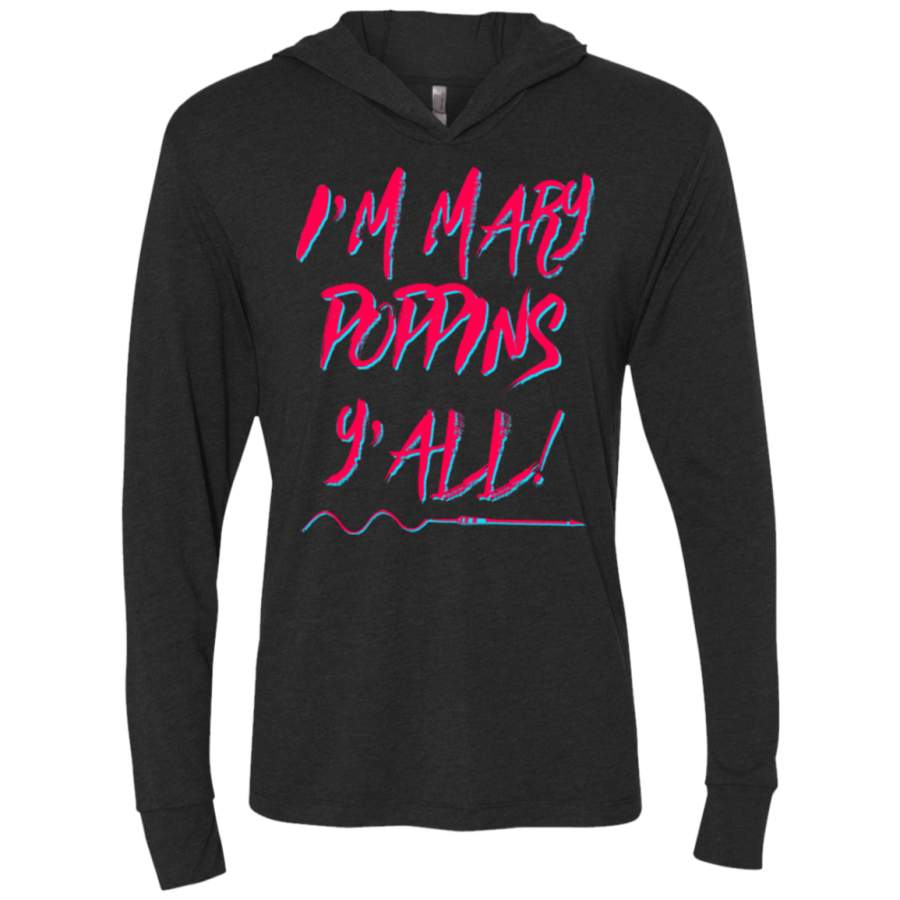 Y’all! Triblend Long Sleeve Hoodie Tee