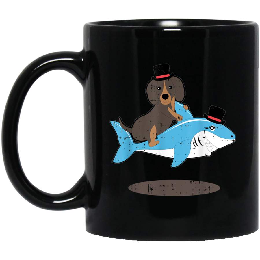 Shark Dachshund Cool Cute Birthday Gift Idea Outfit Mug