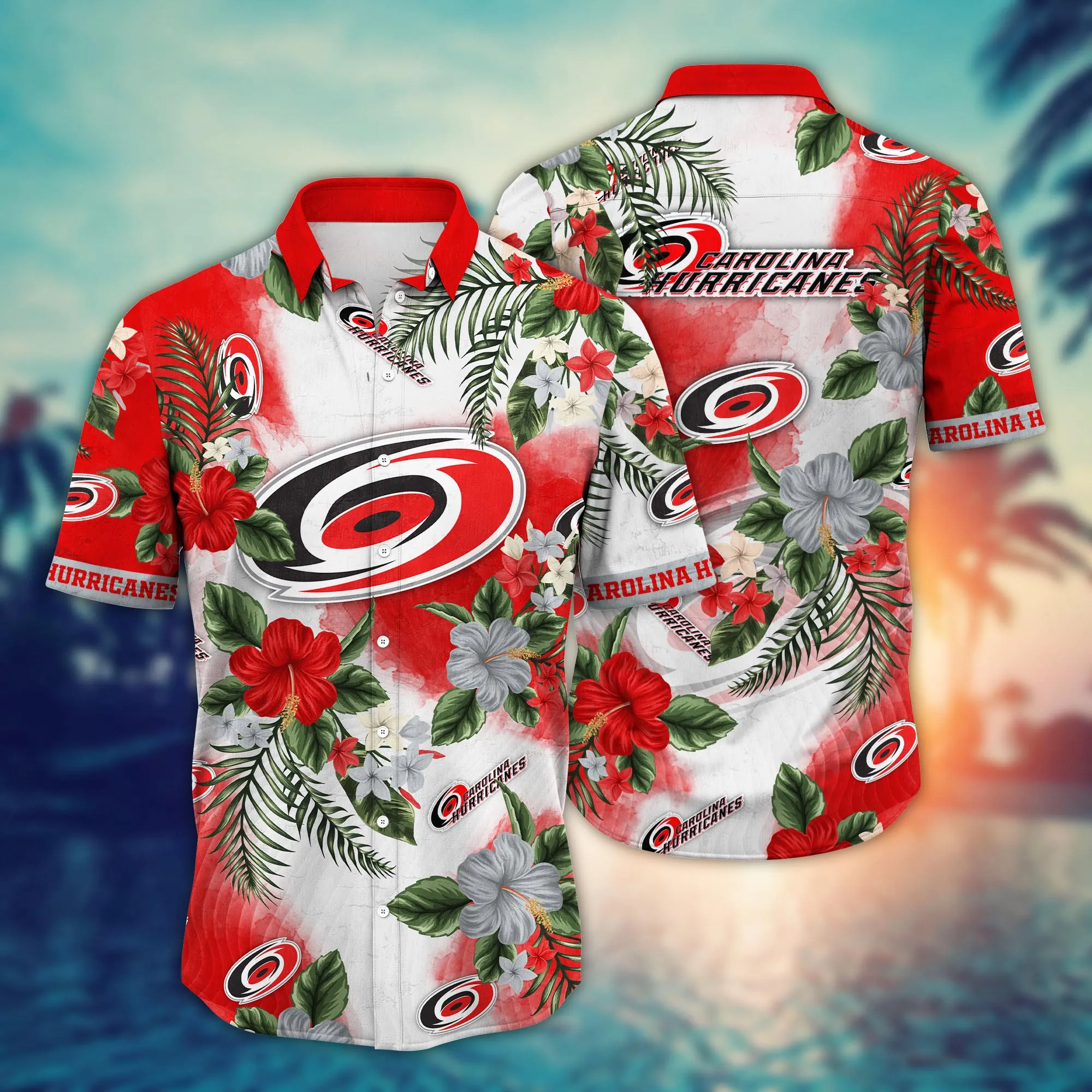 Carolina Hurricanes Nhl Hawaiian Shirt Music Festivalstime Aloha Shirt