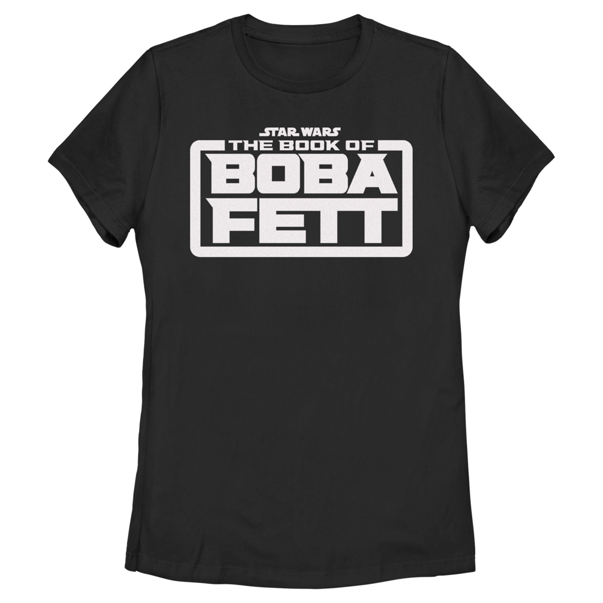 The Book Of Boba Fett Women’S White Logo  T-Shirt