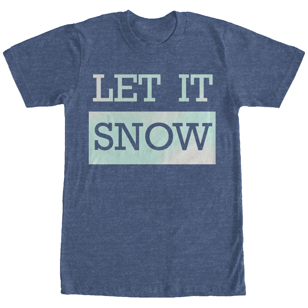 Chin Up Women’S Let It Snow  Boyfriend Tee