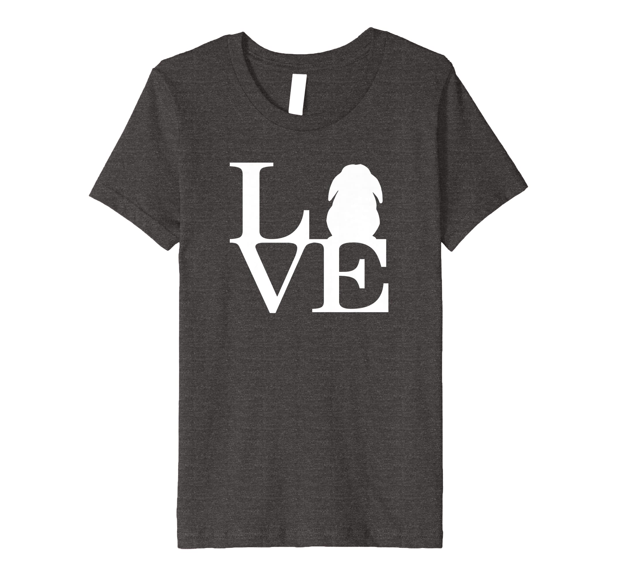 Lop Rabbit Lover, I Love Bunnies Graphic Tee Shirt