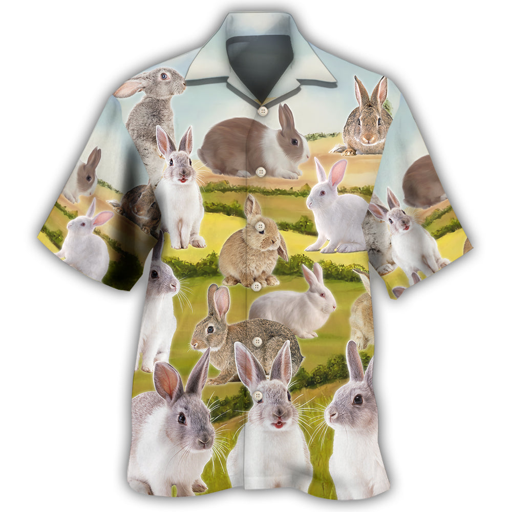 Rabbit It’S A Wonderful Garden – Hawaiian Shirt