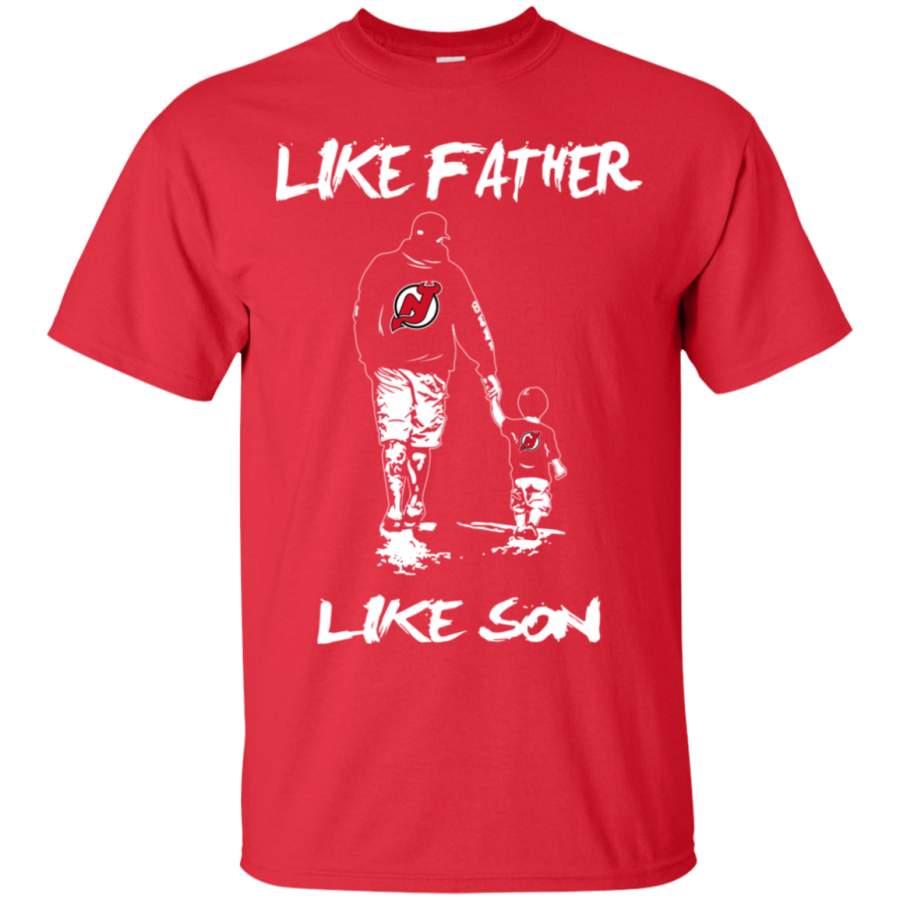 Happy Like Father Like Son New Jersey Devils T Shirts